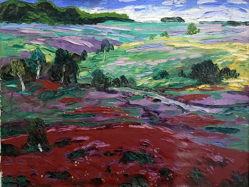 1881-Wenzel August Hablik - Paesaggio di Sylt